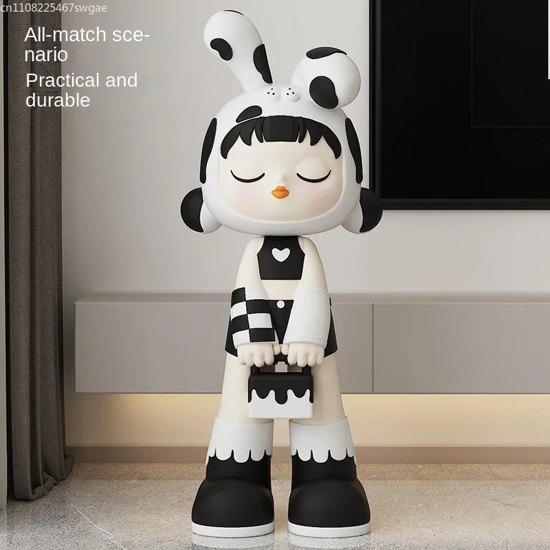 Art Cartoon Girl Statue Indoor - Crafting Resin recension och pris