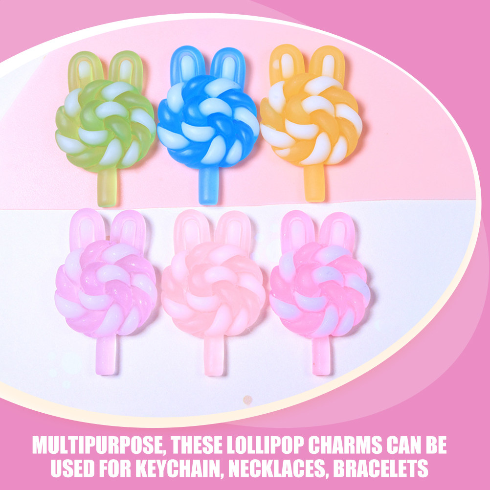 24Pcs Cute Cartoon Lollipop Ch - Crafting Resin recension och pris