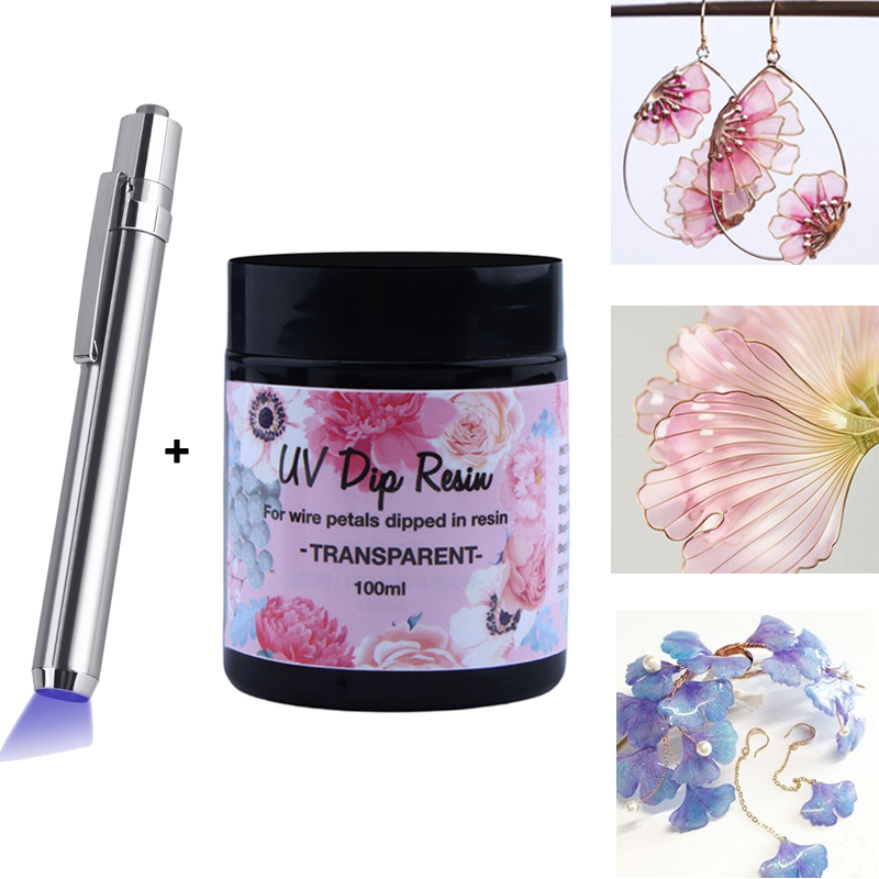 UV DIP Resin Glue UV Flower-Ma - Epoxy Uv Resin Kit recension och pris