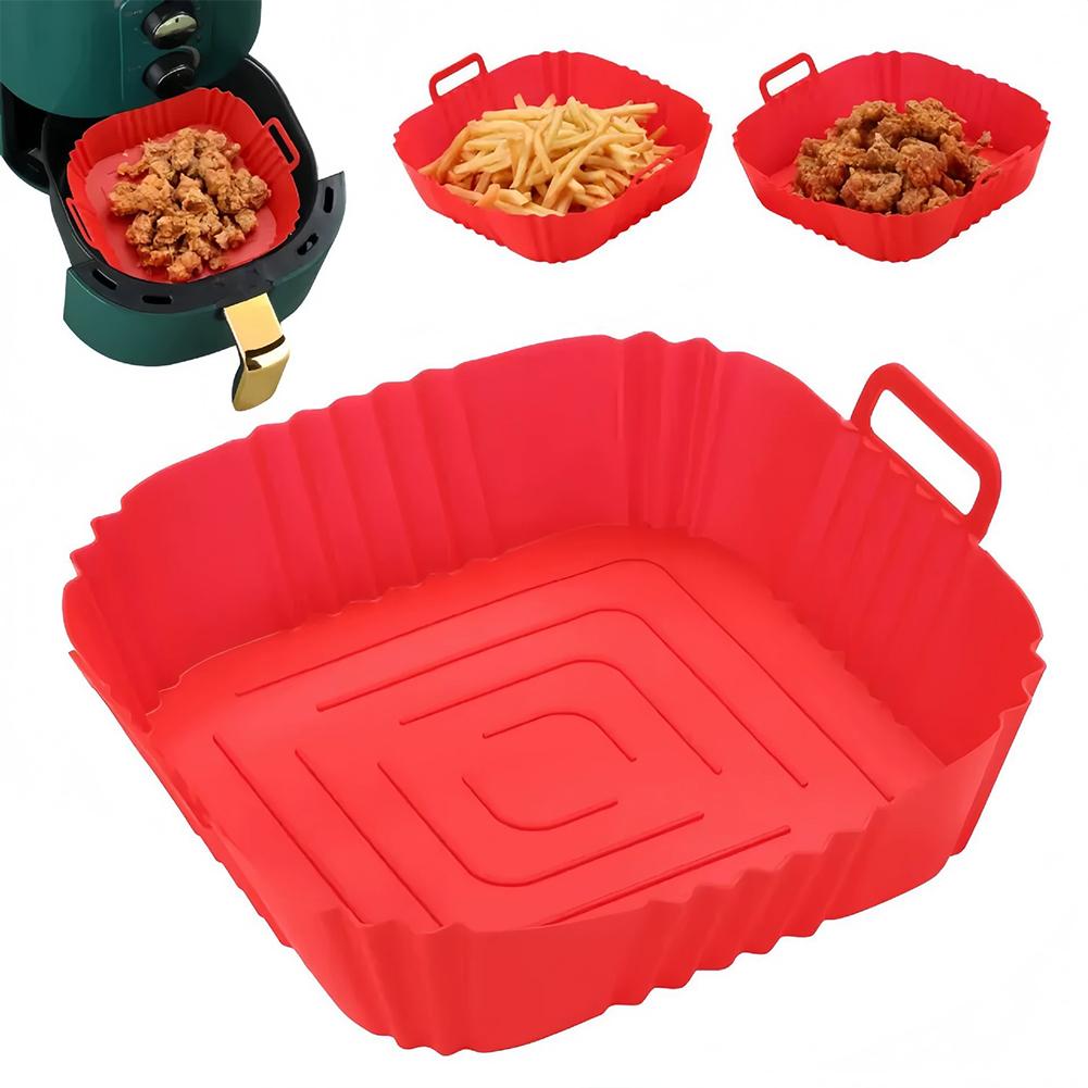 Reusable Airfryer Pan Liner Ac - Silicone Mold Tray recension och pris